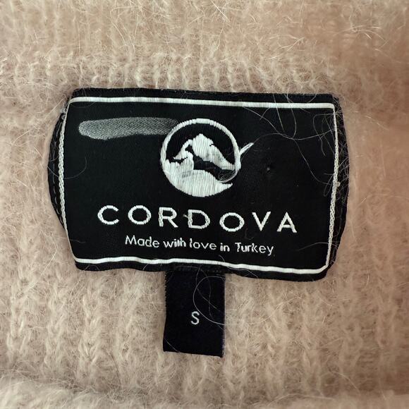 Cordova Arosa Alpaca Mohair Blend Colorblock Stripe Pullover Crewneck Sweater S - Picture 6 of 10